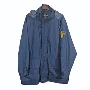 AUBURN Sportswear Nestle Nesquik Embroidered Blue Windbreaker Size XL